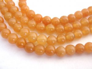 Red Aventurine 6mm Round Gemstone Beads