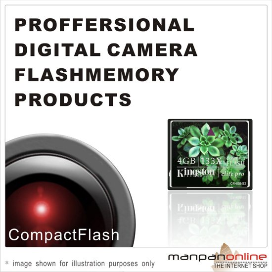 Genuine Kingston CompactFlash Elite Pro 4GB Flash Memory Card 133x