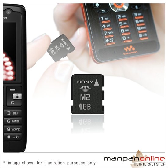 Genuine SONY Memory Stick Micro M2 4GB Memory Card