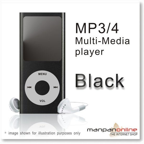 MP3 MP4 Portable Multi Media Player 1.8" LCD w/ 2GB black