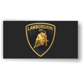 Lamborghini official logo banner flag