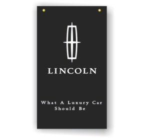 Lincoln Show Room Banner Flag