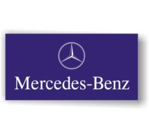 Mercedes Benz Blue Flag