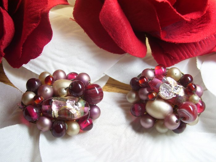 Japan Rasberry Earrings