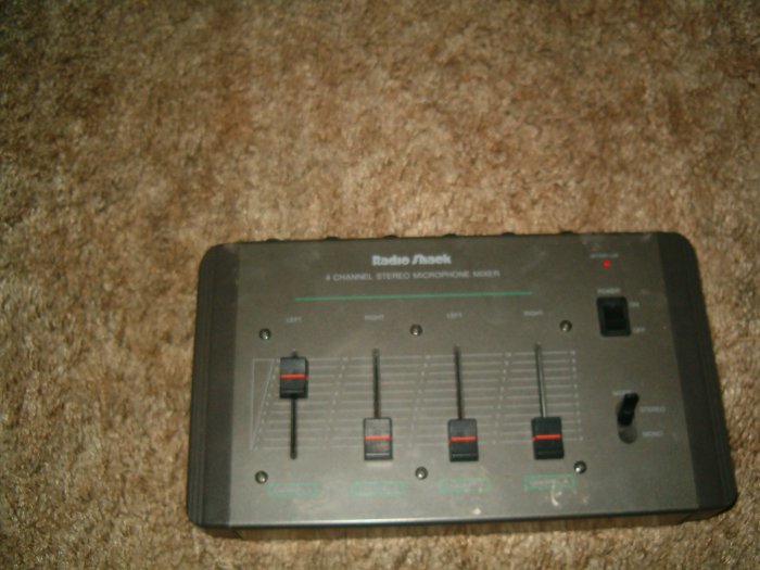 Radio Shack Microphone Mixer