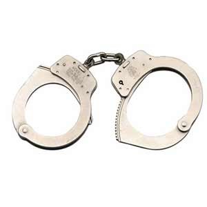 SMITH & WESSON # 1 Chain-Linked Universal Nickel Handcuff