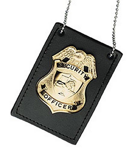 Boston Leather Neck Chain ID Holder