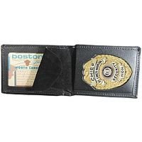 Boston Leather Model 250 Billfold Badge Case with Wallet