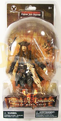 DISNEY PIRATES OF CARIBBEAN Captain JACK SPARROW Dead Man's Chest EXCLUSIVE