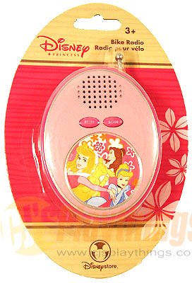 Authentic Disney Store Exclusive Princess bike Radio FM