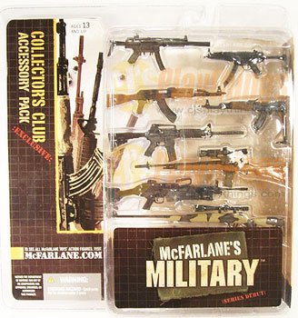 Mcfarlane Toys Military Series 1 Collector's Club Exclusive ACCESSORY WEAPON PACK
