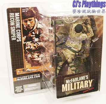 Mcfarlane Military Series 1 DEBUT MARINE CORPS RECON SNIPER
