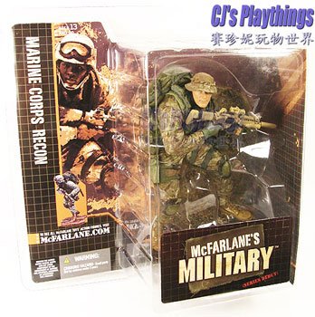 Mcfarlane Military Series 1 MARINE CORPS RECON Caucasian w/ Boonie Variant