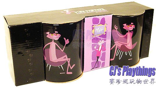 Pink Panther 40TH ANNIVERSARY Collectible Mug Set