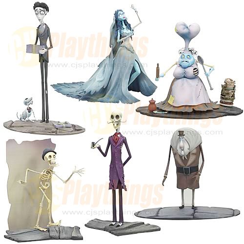 Mcfarlane Corpse Bride Action Figure Series 2 set of 6