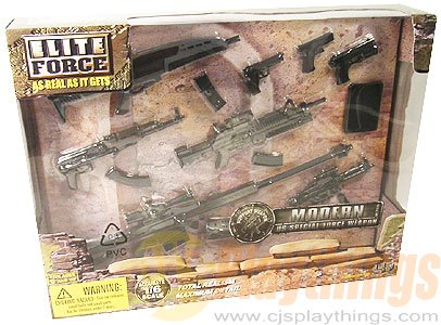 BBI ELITE FORCE US ARMY SUPPORT WEAPON SET w/ XM8 1/6 LOOSE
