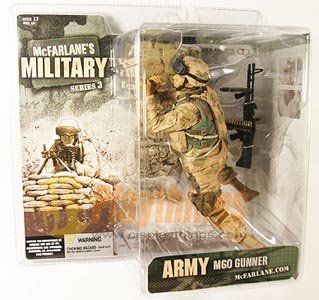 Mcfarlane Military series 3 Army M60 Machine Gunner Hispanic