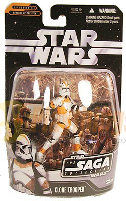 Star Wars Revenge of the Sith SAGA Orange CLONE TROOPER #26