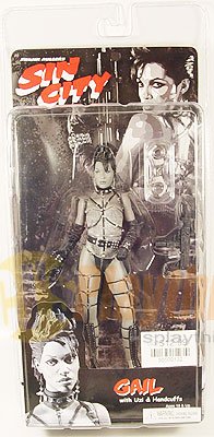 Free Shipping NECA Frank Miller's SIN CITY series 1 GAIL Black/White BW