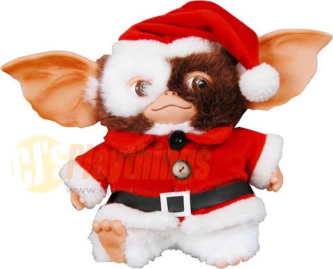 NECA GREMLINS SANTA CLAUS Gizmo 6" Plush XMAS Christmas