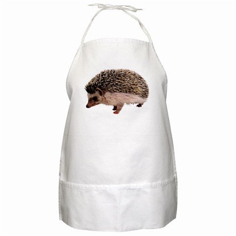 Hedgehog BBQ Kitchen Apron with Pockets - 13286578