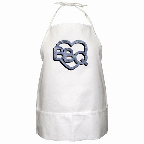 BBQ Brand Barbeque Kitchen Apron with Pockets - 13287379