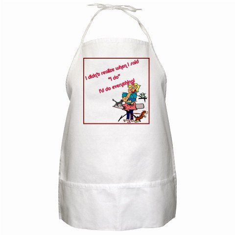 I Do Everything BBQ Kitchen Apron with Pockets - 13306214