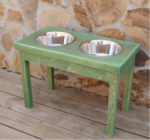 Elevated Dog Feeder 18"High