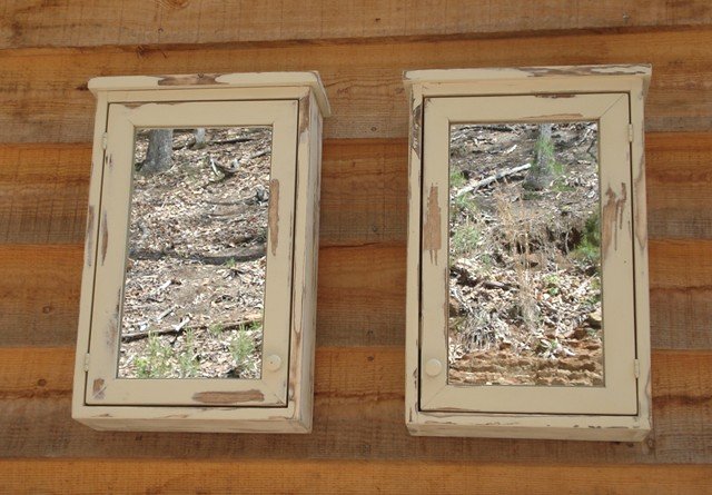 Custom Medicine Cabinet Set of 2 With Mirrors