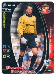 2001-02 Football Champions #213 Thomas Sorensen