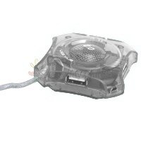 Mini 4-port USB 2.0 Hub (Clear)