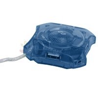 Mini 4-port USB 2.0 Hub (Blue)