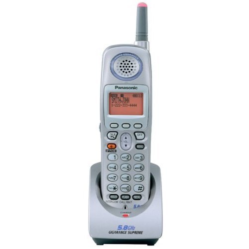 Panasonic Platinum 5.8GHz Expandable Cordless Telephone Handset
