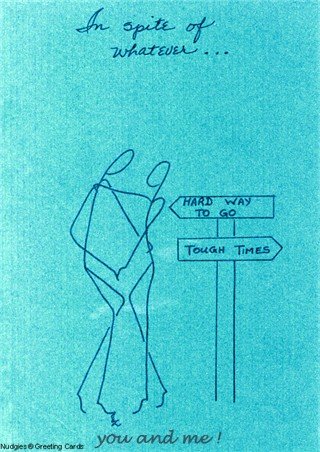 Nudgies Greeting Card - FHL87305
