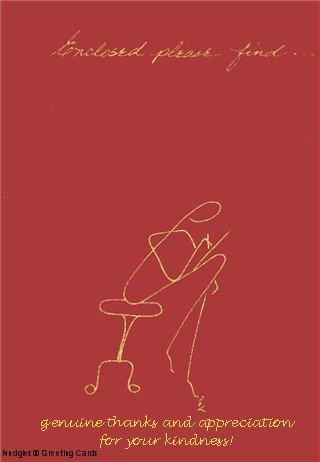 Nudgies Greeting Card - FHL87207