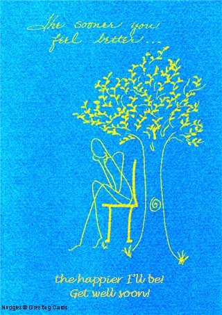 Nudgies Greeting Card - FHL87205