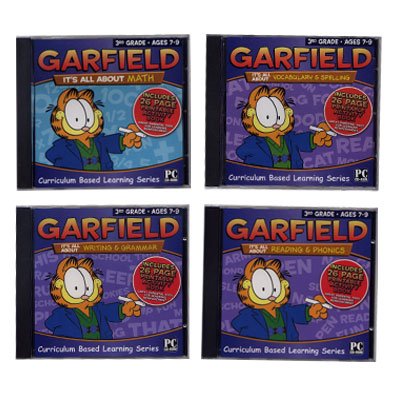 Garfield Educational Software Ages 7 To 9 includes 4 Titles