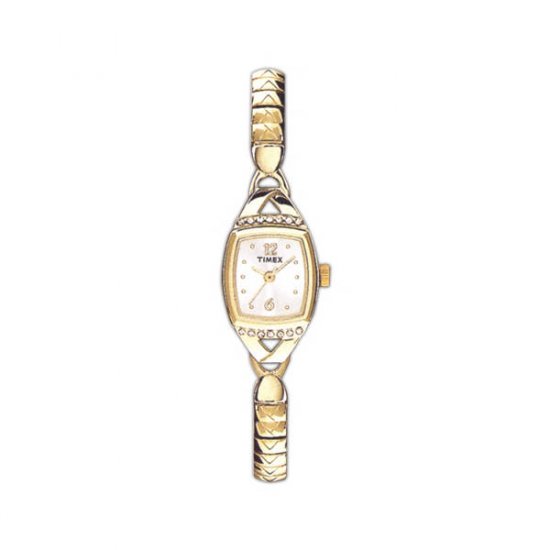 Ladies Fashion Watch with Gold Tone Expansion