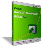 Home Computer System and Files Backup Manager, GenieSoft Download version w/ Product CD