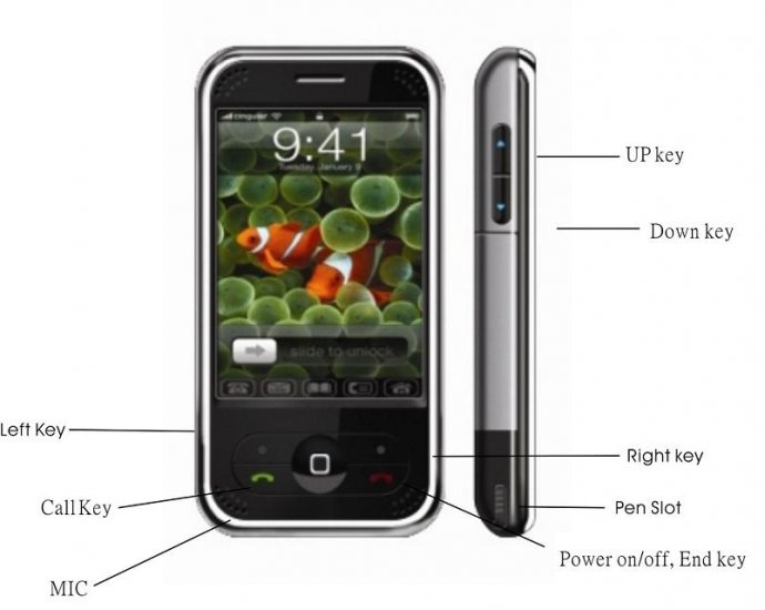 Brand new Quad-Band Cect P168 GSM Phone