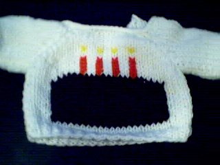 Handmade Birthday Cake Sweater for 18 inch American Girl Doll