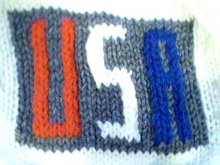 Handmade USA Patch Sweater for 15 inch Bitty Baby Doll