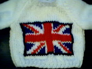 Handmade Build A Bear Cub Sweater - Union Jack Flag
