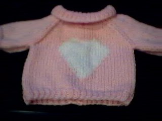 Handmade Our Generation Sweater - Single Heart