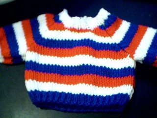 Handmade Our Generation Sweater - Three Stripes