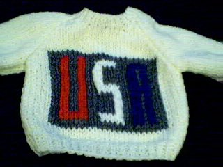Handmade Our Generation Sweater - USA Patch