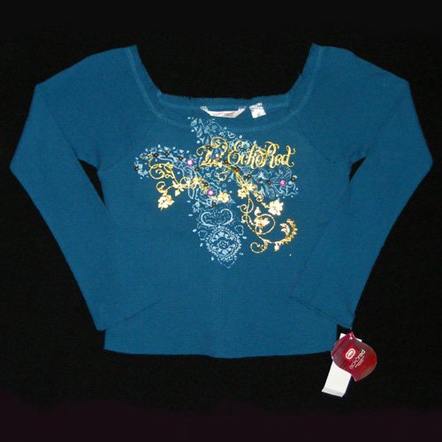 ECKO RED RAG THERMAL SHIRT GIRLS S (7-8) - FREE USA + CAN SHIPPING