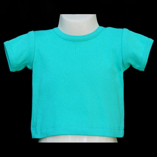 CHICKEN NOODLE 100% COTTON SHORT SLEEVE BLUE CREW NECK TOP 9 MONTHS MADE IN USA - FREE SHIPPING