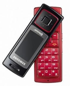 Samsung F200 Red Triband Unlocked Gsm Phone