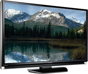 TOSHIBA 40" LCD 1080P FULL HIGH DEFINITION KIT (INCLUDES SONY HDMI CABLE, & PEERLESS WALL MOUNT KIT)